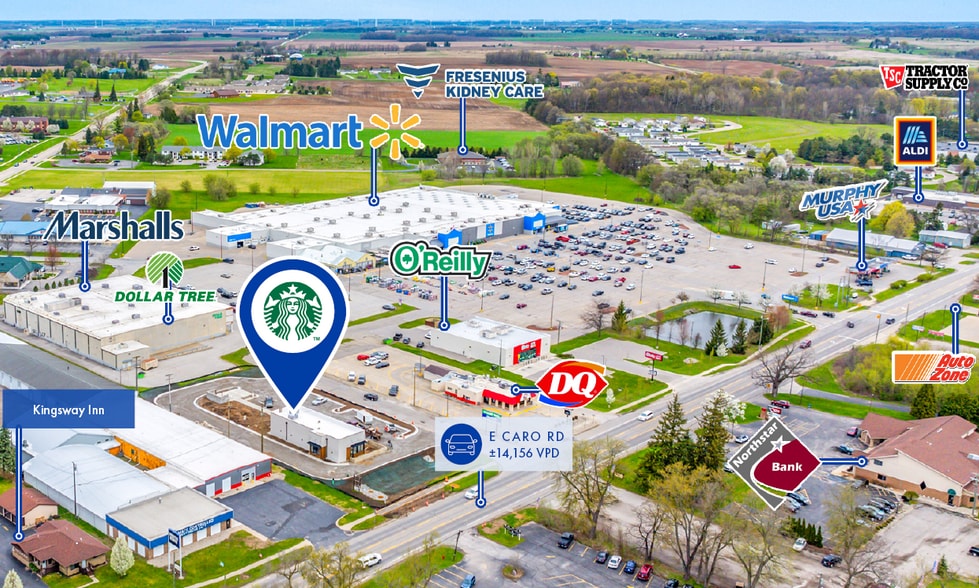 Primary Photo Of 1079 E Caro Rd, Caro Restaurant For Sale