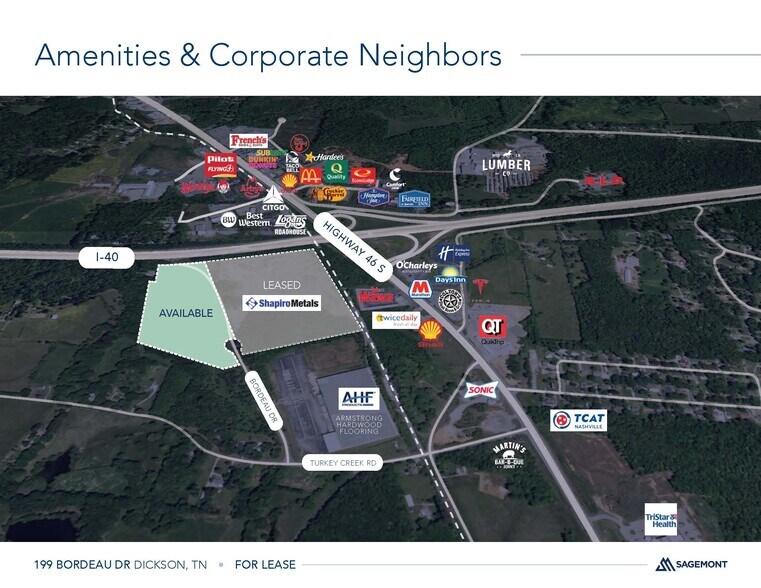 More Photos Of 199 Bordeau Dr, Dickson Land For Lease