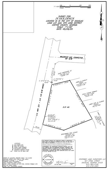 More Photos Of 820 Bowens Mill Rd, Douglas Land For Sale