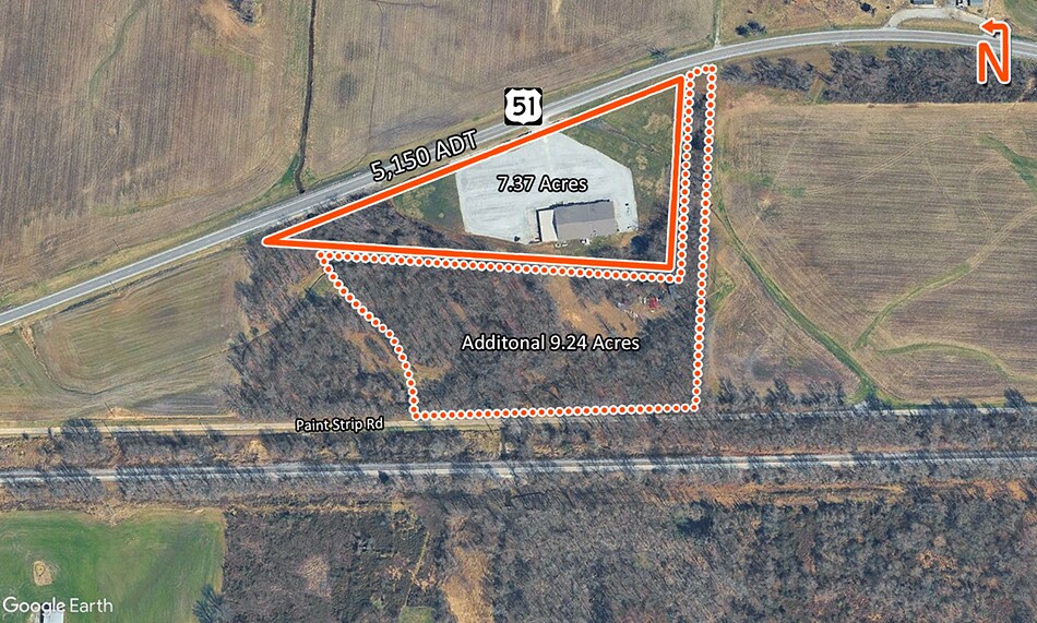 More Photos Of 18967 N US Highway 51, Elkville Mixed Retail For Sale