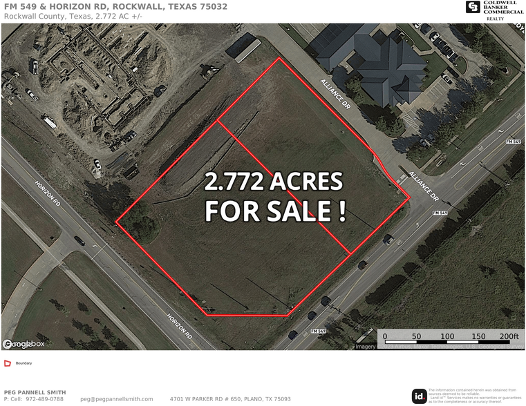 Primary Photo Of 0 FM 549 & HORIZON ROAD, Rockwall Land For Sale