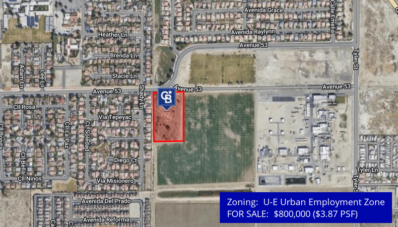 Primary Photo Of Avenue 53, Coachella Land For Sale