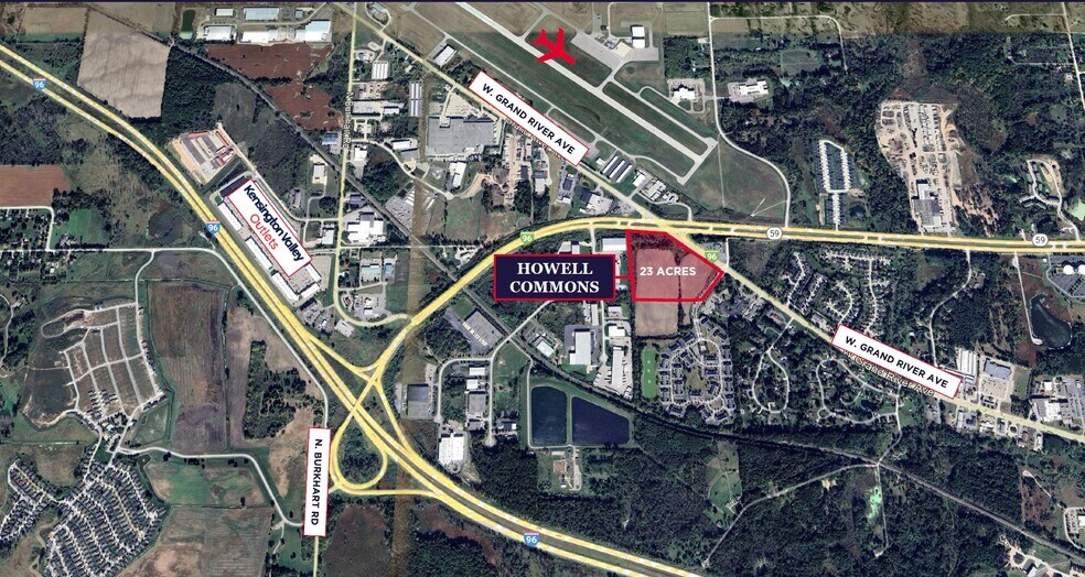 Primary Photo Of NE Northeast Corner of Grand River Ave, Howell Land For Sale