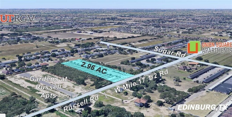 Primary Photo Of 0000 W Mile 17 1/2 Rd, Edinburg Land For Sale