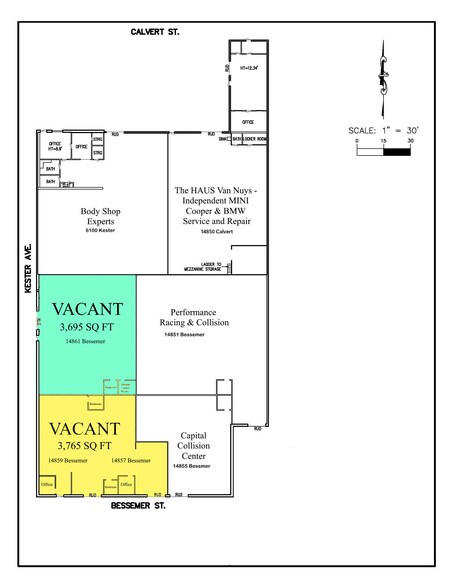 More Photos Of 14859 Bessemer St, Van Nuys Service For Lease