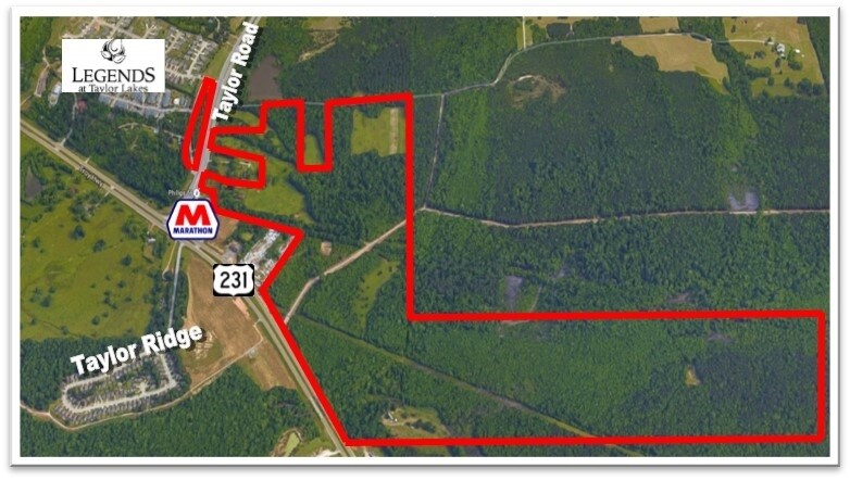 More Photos Of Taylor Rd & Highway 231, Montgomery Land For Sale