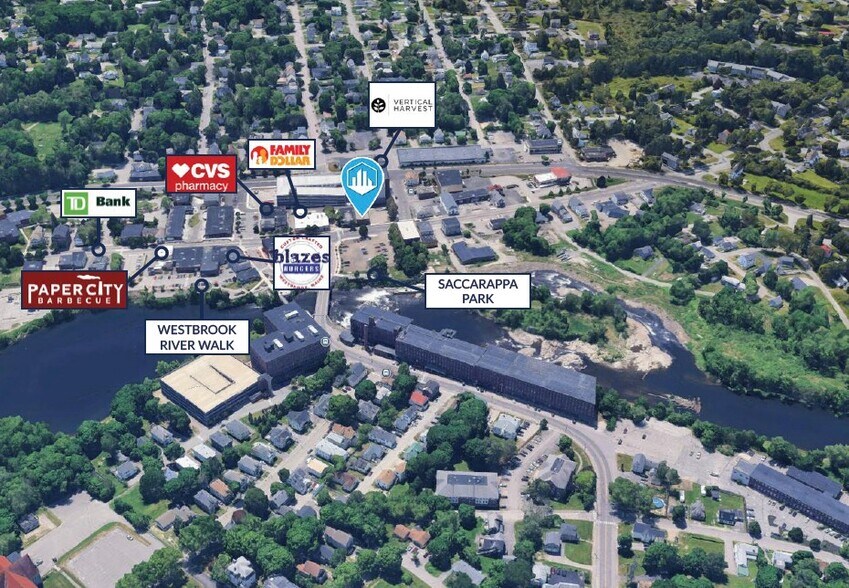 More Photos Of 900 Main St, Westbrook Freestanding For Lease