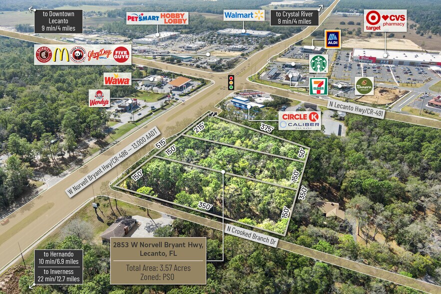 More Photos Of 2853 W Norvell Bryant Hwy, Lecanto Land For Sale