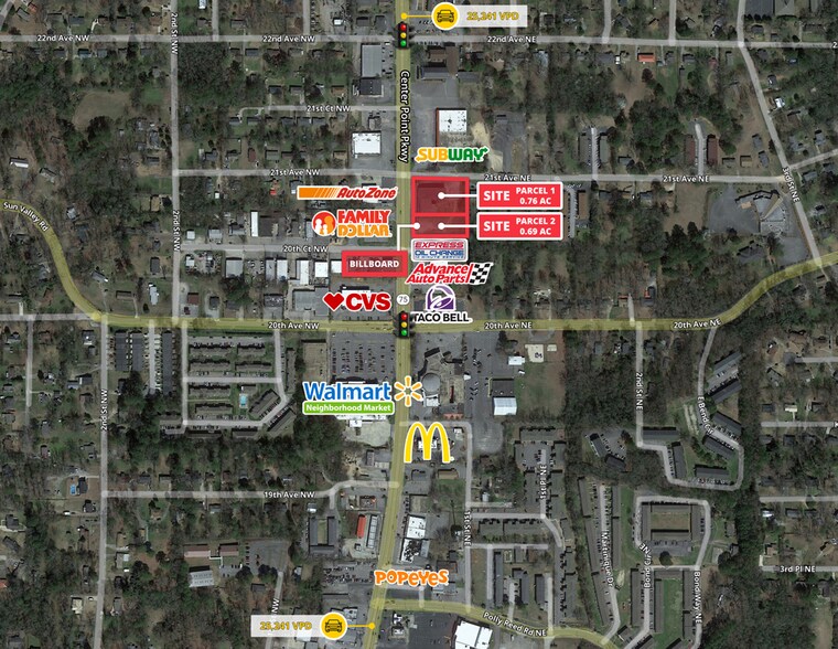 More Photos Of 2025 Center Point Pky, Center Point Land For Lease