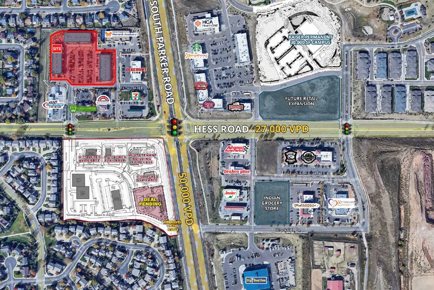 More Photos Of 19539 Hess Rd, Parker Storefront For Lease