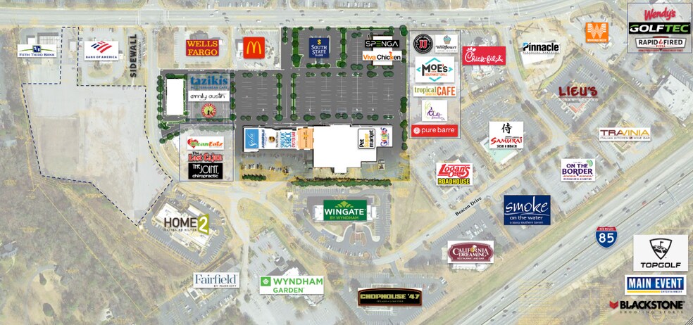 More Photos Of 3620 Pelham Rd, Greenville Freestanding For Lease