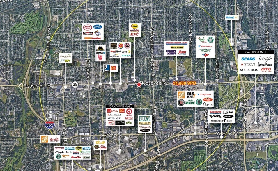 More Photos Of 801-849 E Roosevelt Rd, Lombard Unknown For Lease