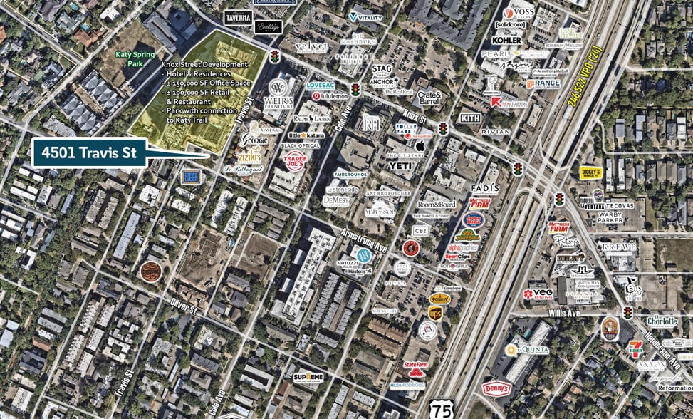 More Photos Of 4501-4503 Travis St, Dallas Storefront Retail Office For Lease