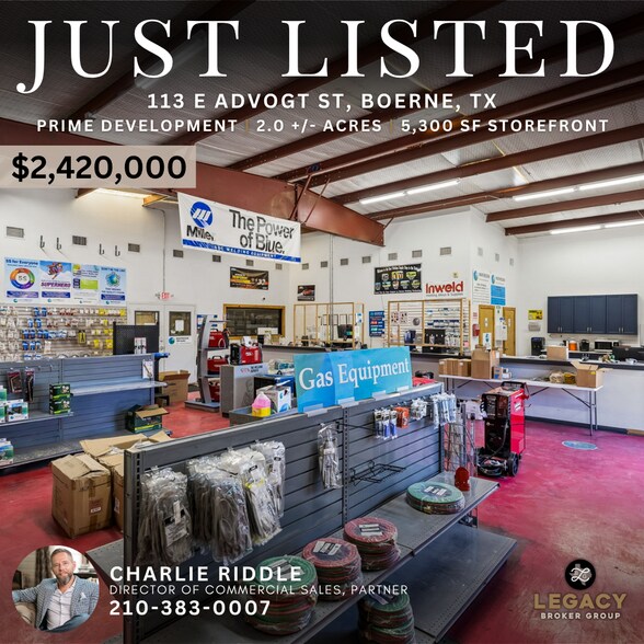 More Photos Of 113 E Advogt St, Boerne General Retail For Sale