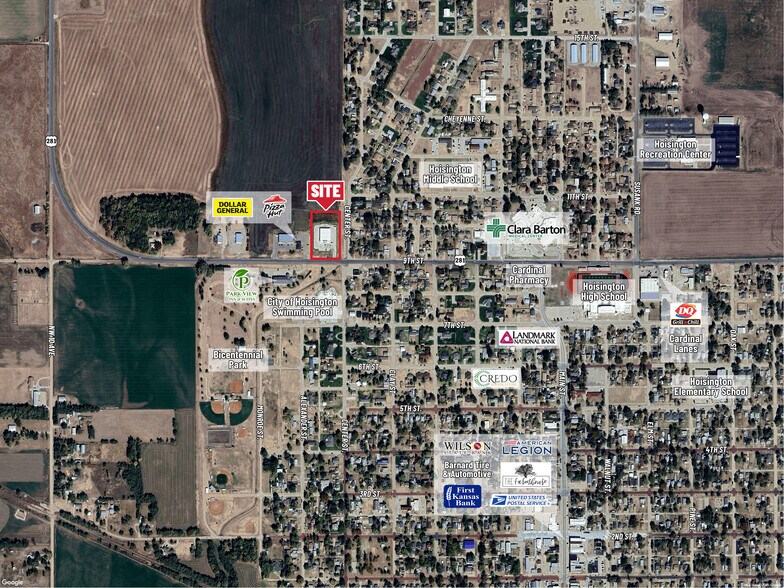 More Photos Of 52 W K-4 Hwy, Hoisington Storefront For Lease