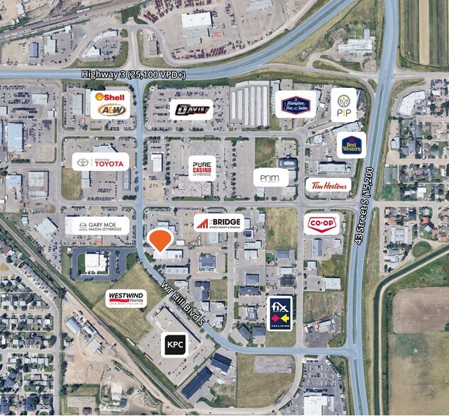 More Photos Of 491 Wt Hill Blvd S, Lethbridge Office For Sale