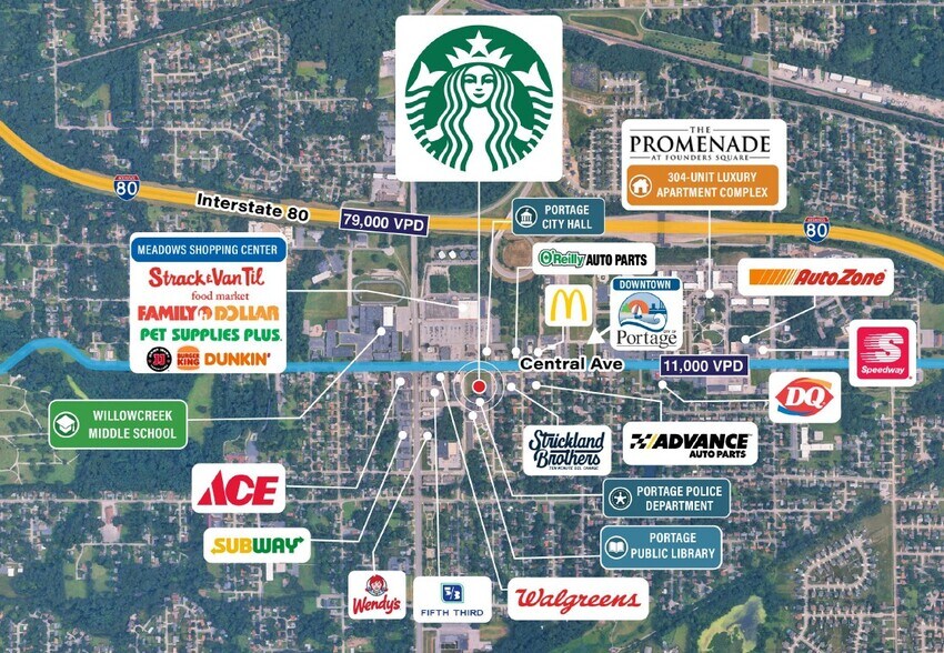 More Photos Of 6051 Central Ave, Portage General Retail For Sale