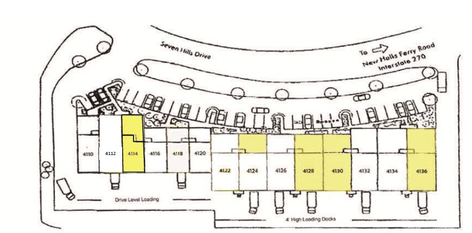 More Photos Of 4110-4136 Seven Hills Dr, Florissant Warehouse For Lease