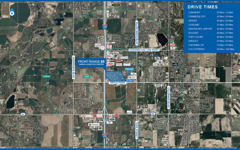 More Photos Of NEC Tipple Parkway & I-25 Frontage Road East, Frederick Industrial For Lease