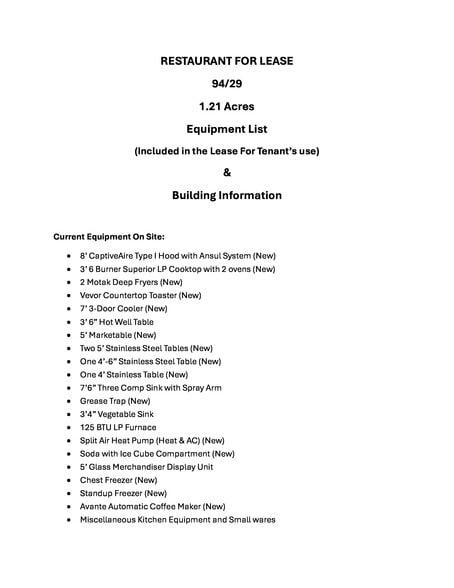 More Photos Of N5696 850th St, Elk Mound Restaurant For Lease