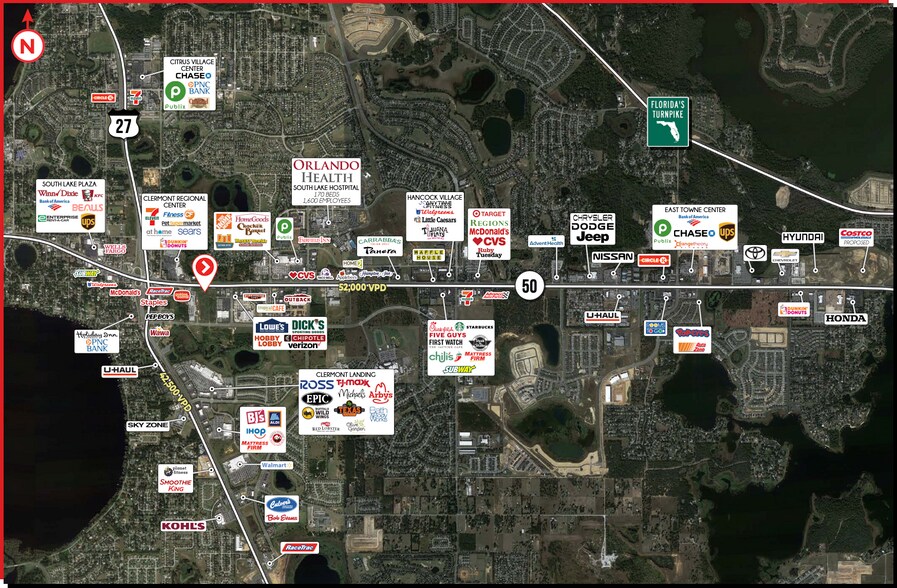 More Photos Of 1225 E Highway 50, Clermont Fast Food For Lease
