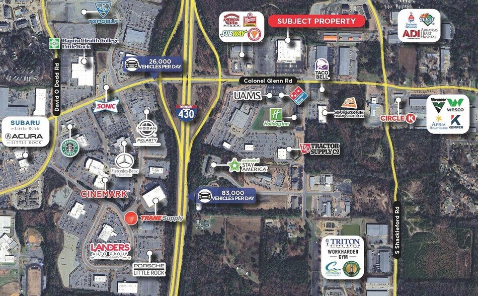 More Photos Of 10600 Colonel Glenn Rd, Little Rock Warehouse For Lease