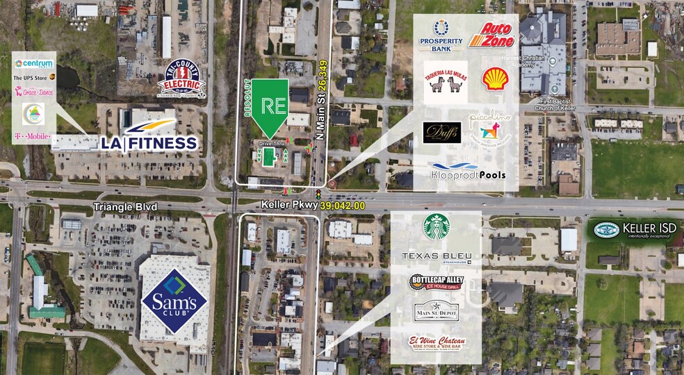 More Photos Of 103 N Main St, Keller Service Station For Lease