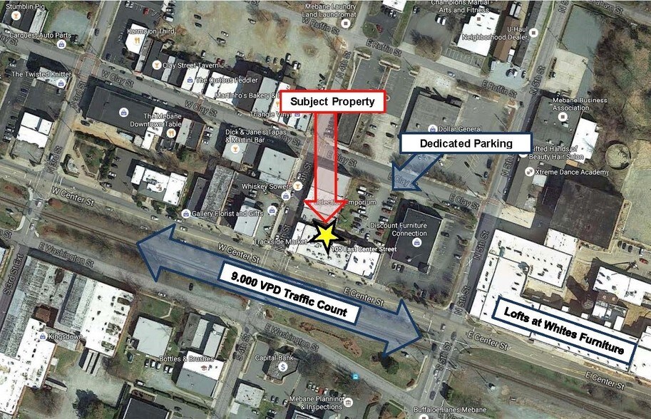 More Photos Of 105 E Center St, Mebane Office For Lease