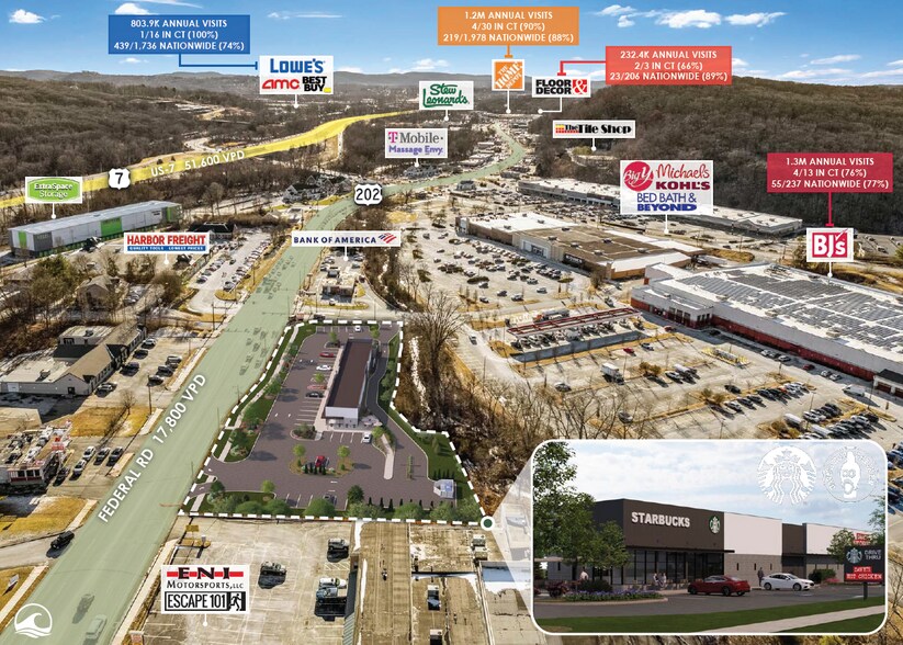 More Photos Of 112 Federal Road, Brookfield Storefront For Sale