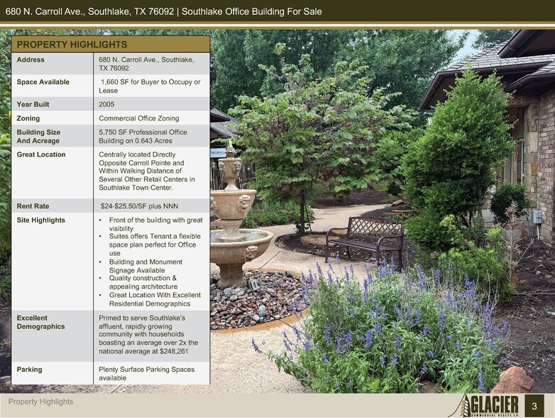 More Photos Of 680 N Carroll Ave, Southlake Office For Sale