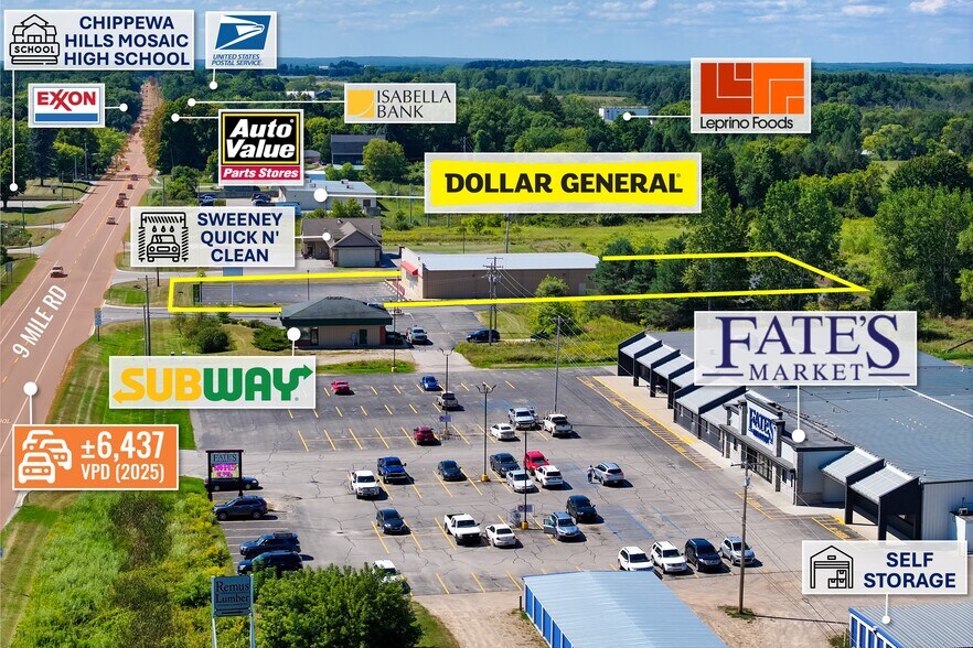 More Photos Of 2646 9 Mile Rd, Remus Freestanding For Lease