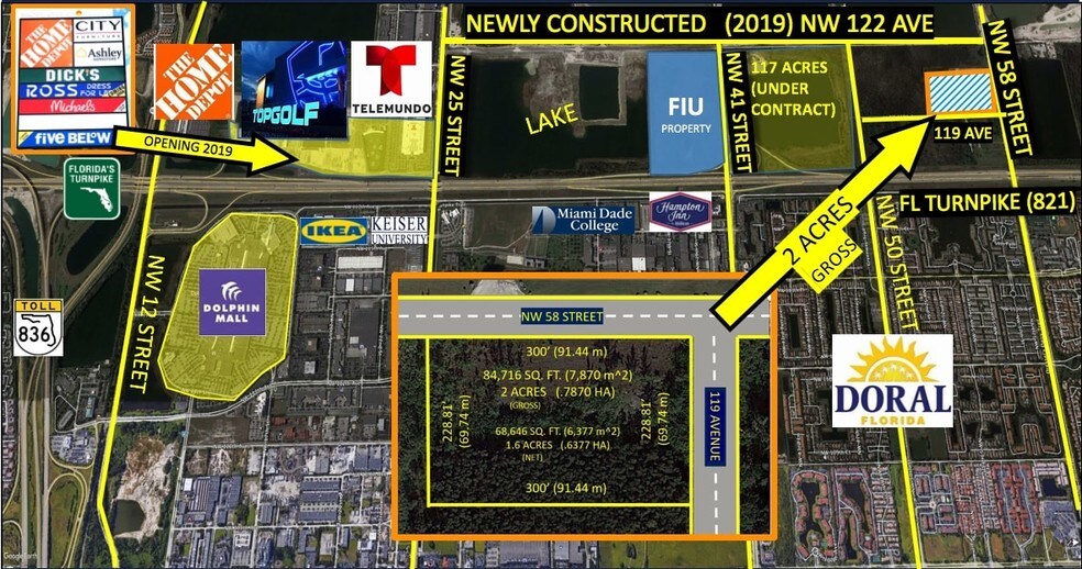 NW 58 St 119 Ave  