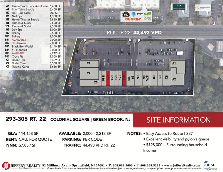 More Photos Of 299 US Highway 22, Green Brook Unknown For Lease