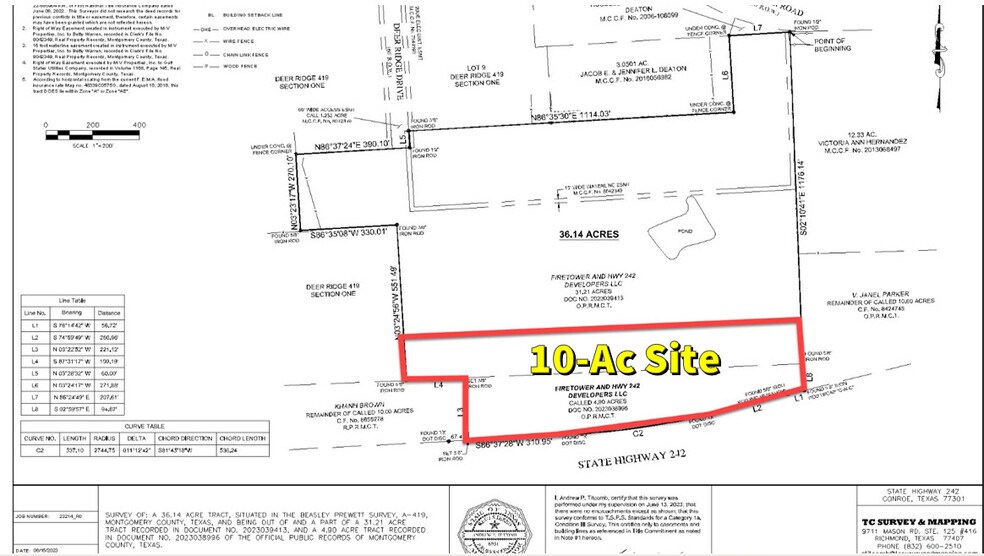 More Photos Of 19945 Highway 242, Conroe Land For Sale
