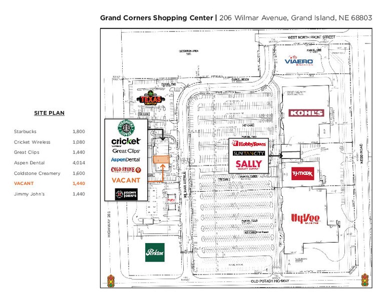 More Photos Of 206 Wilmar Ave, Grand Island General Retail For Lease