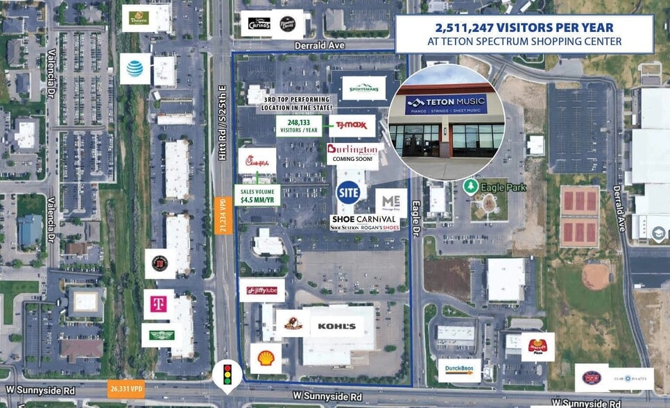 More Photos Of Sunnyside Rd & Hitt Rd, Ammon Unknown For Lease