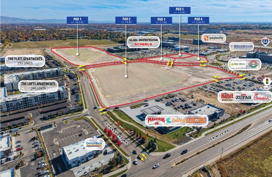 More Photos Of S Vanguard Way & S Wayfinder Ave, Meridian Land For Sale