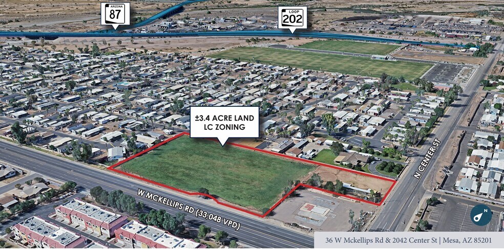 Primary Photo Of 36 W McKellips Rd, Mesa Land For Sale