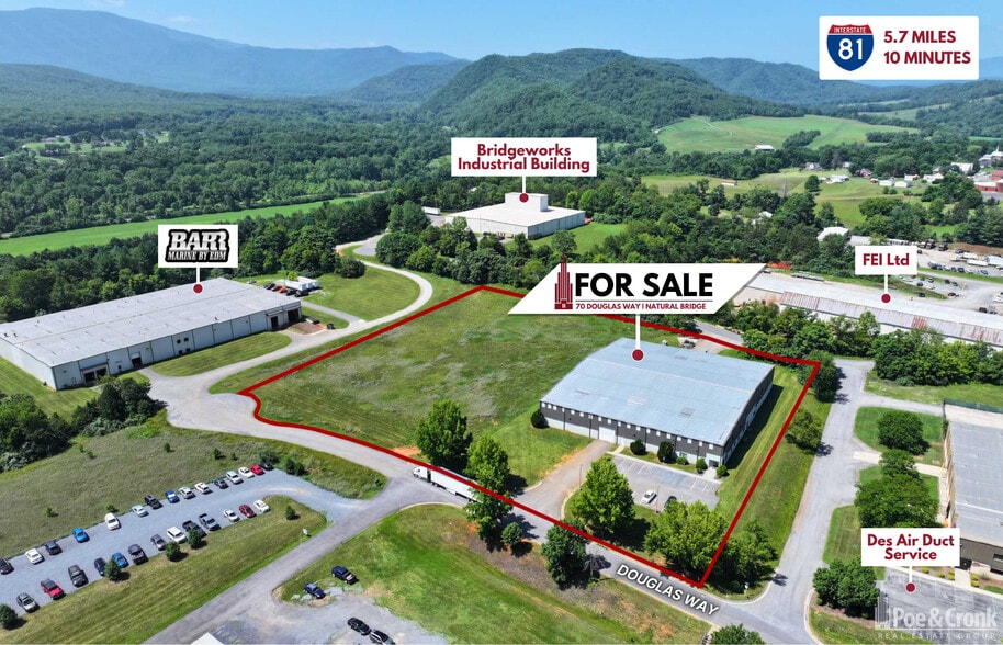 More Photos Of 70 Douglas Way, Natural Bridge Station Warehouse For Sale