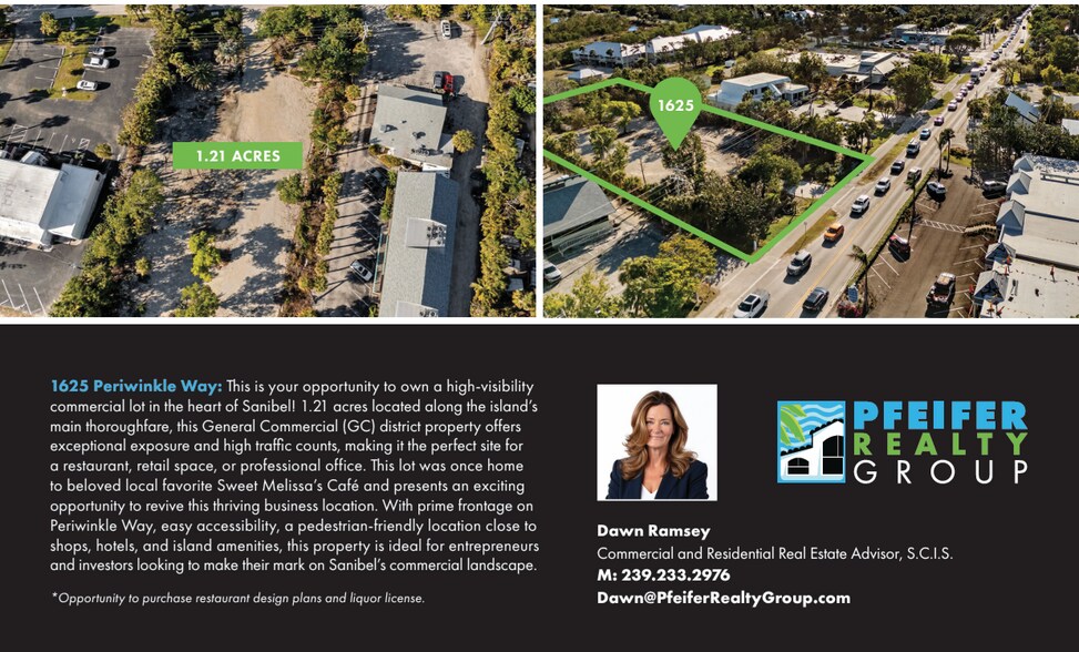 More Photos Of 1625 Periwinkle Way, Sanibel Land For Sale