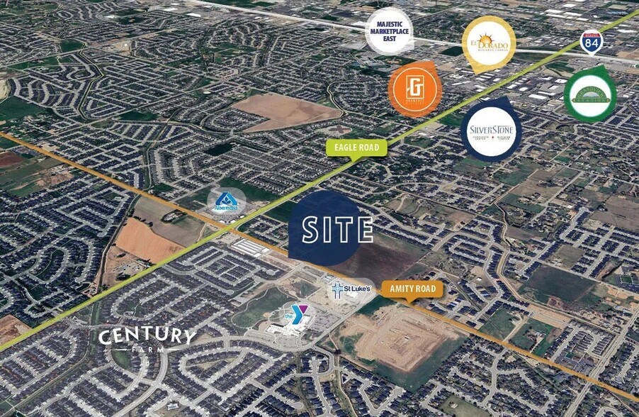 More Photos Of SEC Eagle Rd @ Amity Road, Meridian Land For Sale