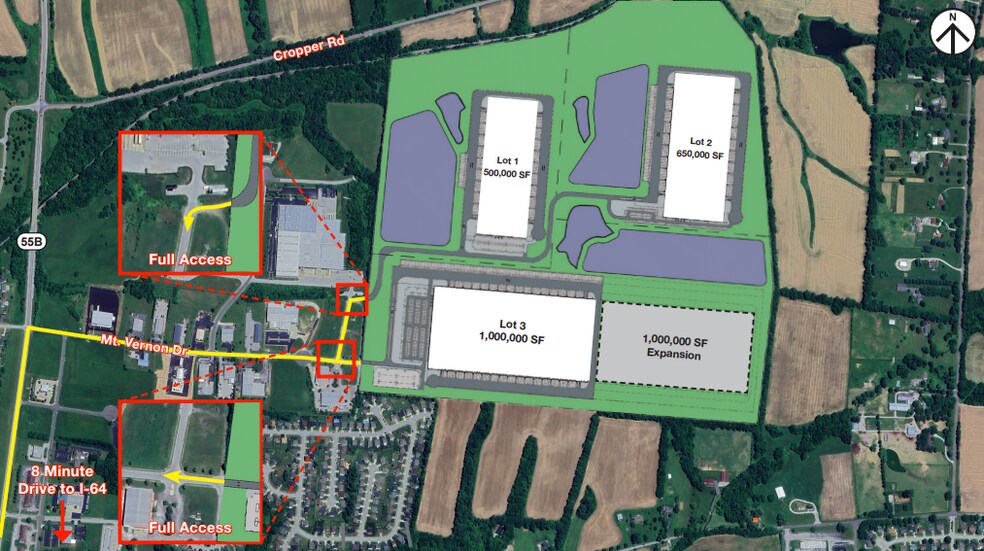 More Photos Of 931 Cropper Rd, Shelbyville Industrial For Lease