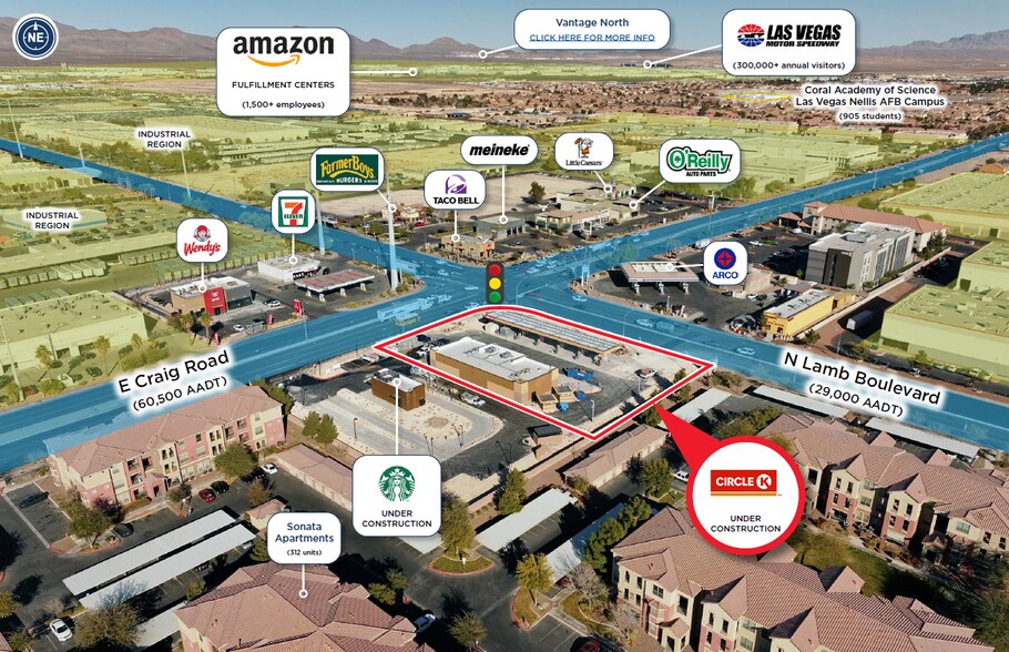 More Photos Of E Craig Rd & N Lamb blvd, North Las Vegas Convenience Store For Sale