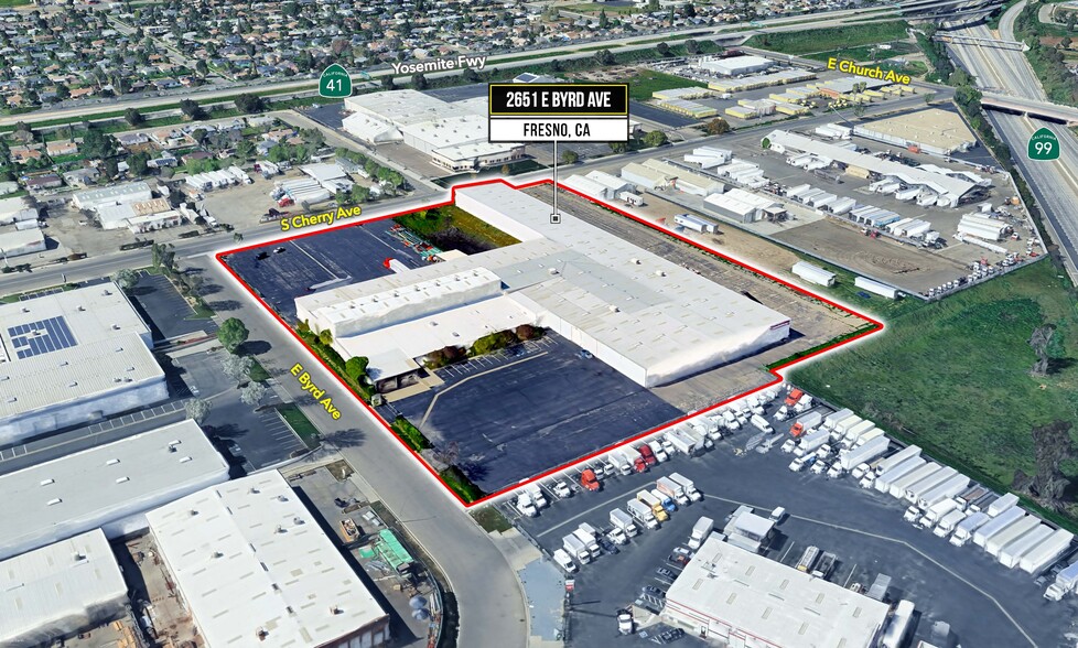 Primary Photo Of 2651 E Byrd Ave, Fresno Warehouse For Sale