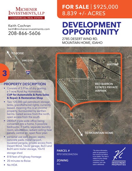 More Photos Of 2785 Desert Wind Rd, Mountain Home Land For Sale