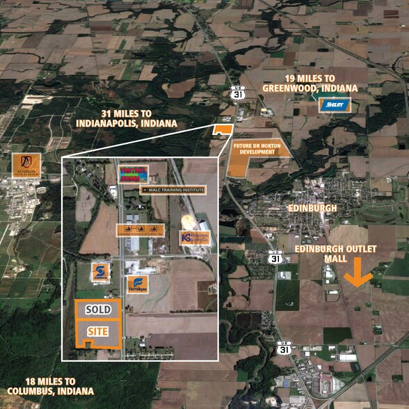 More Photos Of US Hwy 31 & CR 700 S, Edinburgh Land For Sale