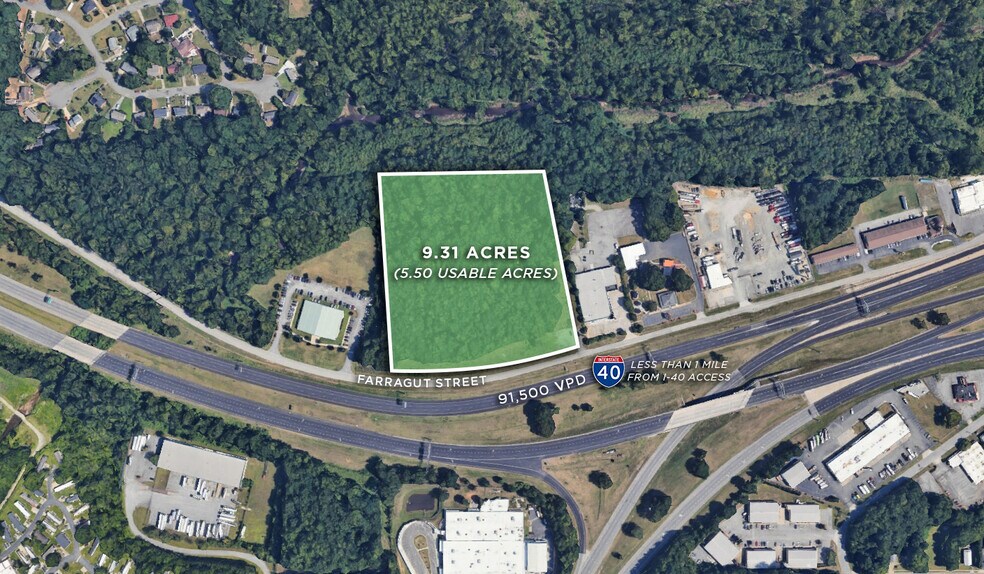 Primary Photo Of 540-542 Farragut St, Greensboro Land For Sale
