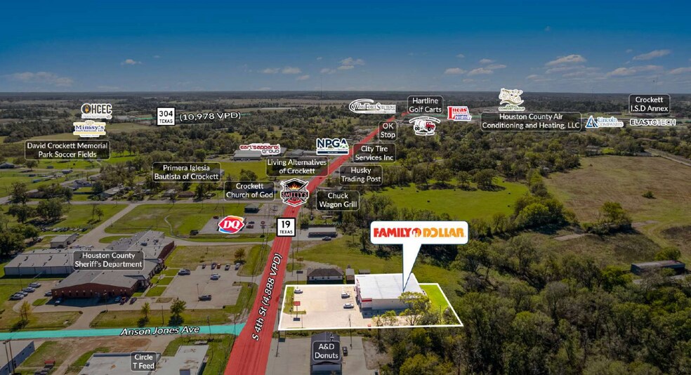 More Photos Of 703 S 4th St, Crockett General Retail For Sale