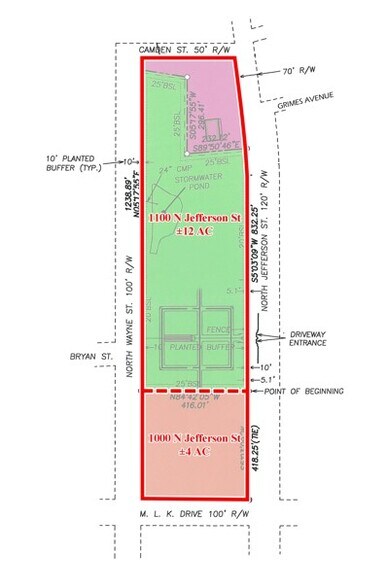 More Photos Of 1000 & 1100 N Jefferson St NE, Milledgeville Land For Sale