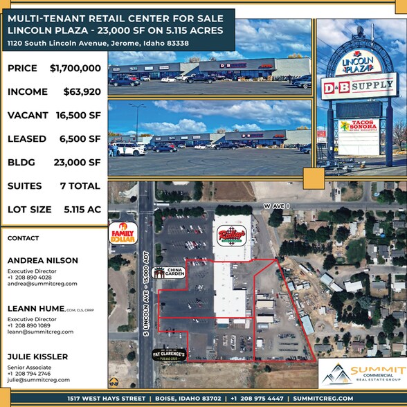 More Photos Of 1120 S Lincoln Ave, Jerome General Retail For Sale